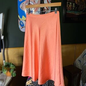 Gianni Bini Vibrant Coral A-Line Skirt